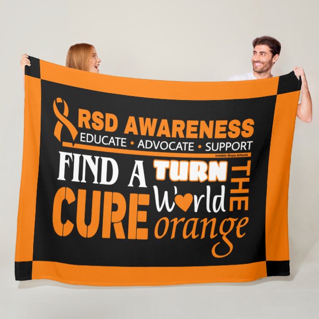 Turn the World Orange...RSD Fleece Blanket (In Situ)