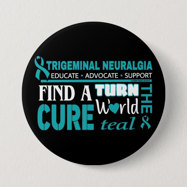 Turn the World Teal...TN Button (Front)