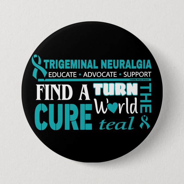 Turn the World Teal...TN Button (Front)