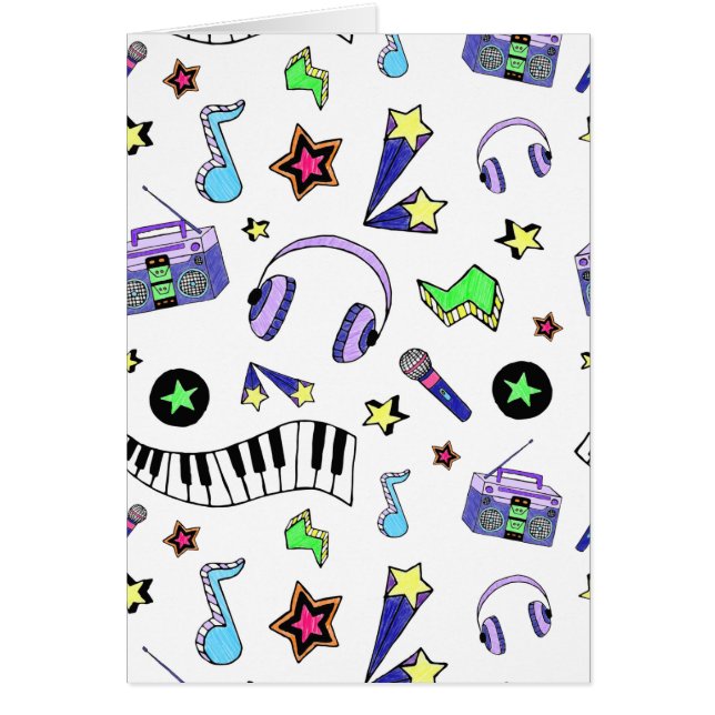 Turn Up the Music Cards (Front)