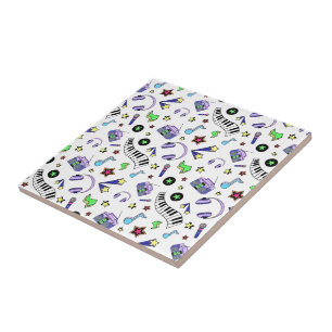 Turn Up the Music Ceramic Tile