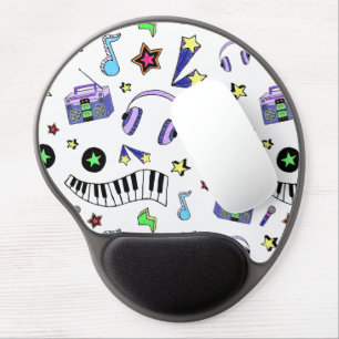 Turn Up the Music Gel Mouse Pad