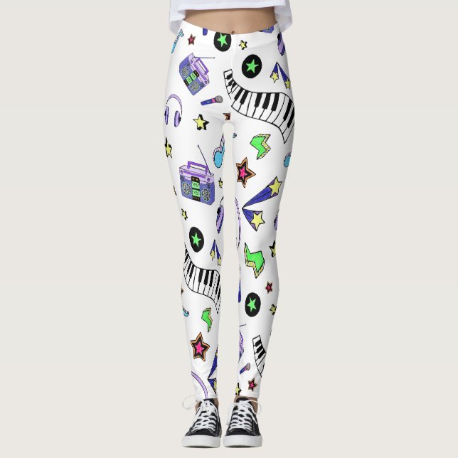 Turn Up the Music Leggings (Front)