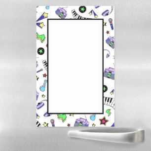 Turn Up the Music Magnetic Dry Erase Sheet