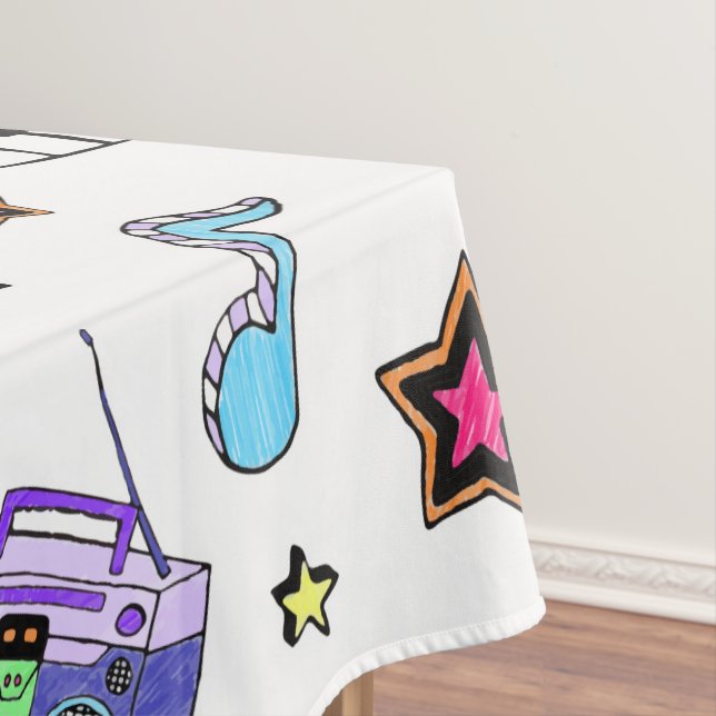 Turn Up the Music Tablecloth (In Situ)