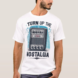 TURN UP THE NOSTALGIA: A Vintage Radio Journey T-Shirt