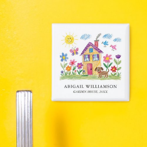 Turn Your Child's Art into Museum Style Souvenir Magnet