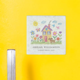 Turn Your Child's Art into Museum Style Souvenir Stone Magnet