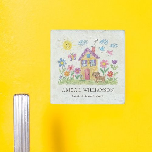 Turn Your Child's Art into Museum Style Souvenir Stone Magnet