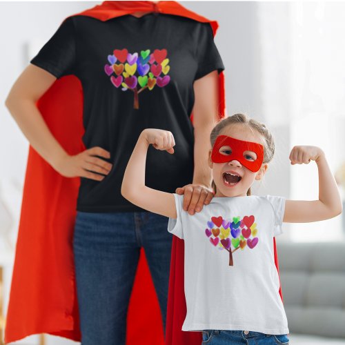 Turn Your Childs ArtWork or Drawing Into A Black T_Shirt