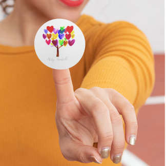 Turn Your Child's ArtWork or Drawing Into A Classic Round Sticker