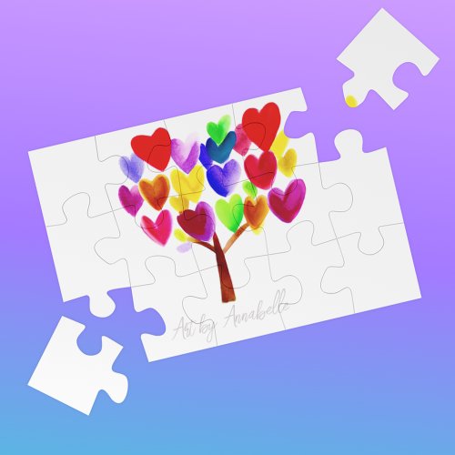 Turn your childs artwork or drawing into a jigsaw puzzle