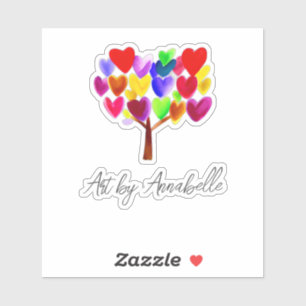 Turn Your Child's ArtWork or Drawing Into A Sticker