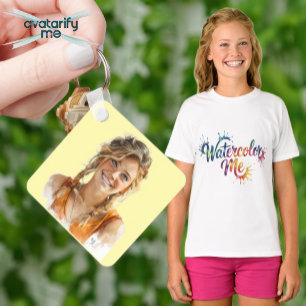 Turn yourself into anyone or any style keychain