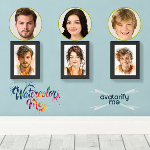 Turn yourself into anyone or any style wall art sets