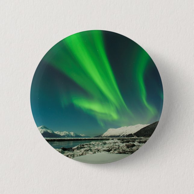 Turnagain Arm Aurora Button (Front)