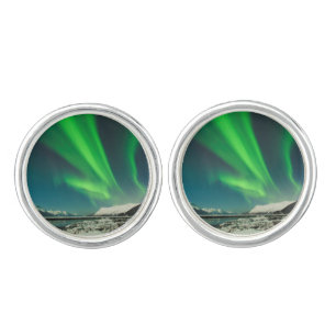 Turnagain Arm Aurora Cufflinks