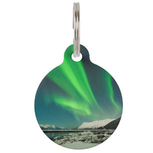 Turnagain Arm Aurora Pet ID Tag