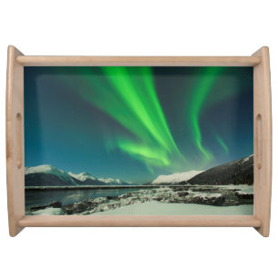 Turnagain Arm Aurora Serving Tray