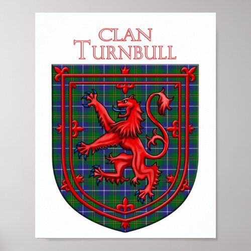 Turnbull Hunting Tartan Scottish Plaid Poster