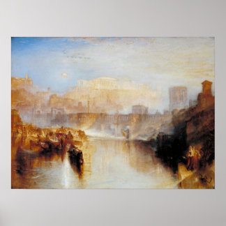 Turner - Agrippina Landing With Ashes Poster