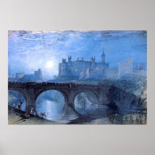 Turner _ Alnwick Castle Poster