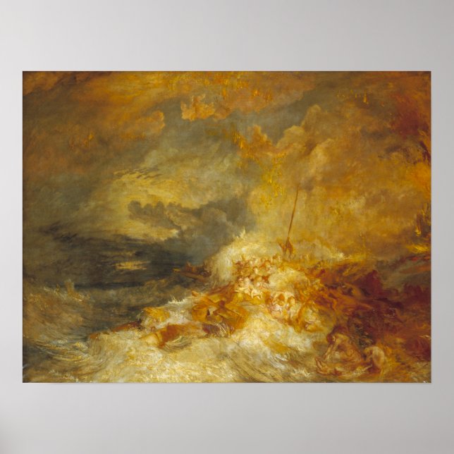 Turner - Disaster At Sea Poster (Front)