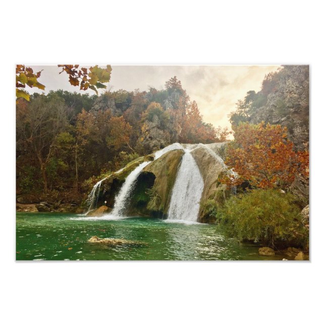 Turner Falls Oklahoma Waterfall Photo Print (Front)