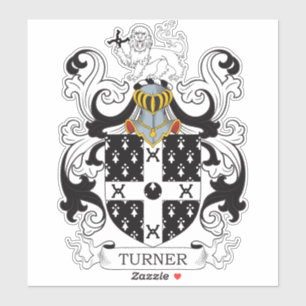 Turner Family Crest Sticker