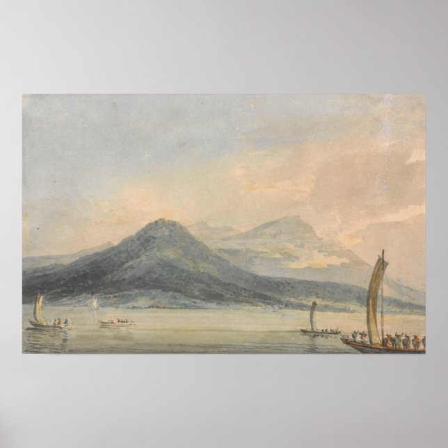 Turner - From Isole Borromee Lago Maggiore Poster (Front)