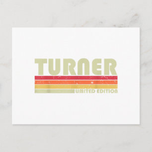 TURNER Funny Job Title Profession Birthday Worker  Postcard