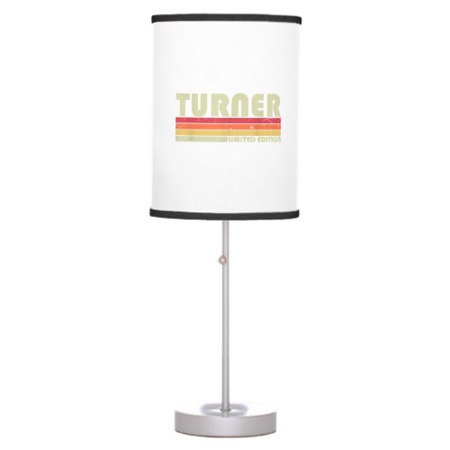 TURNER Funny Job Title Profession Birthday Worker  Table Lamp