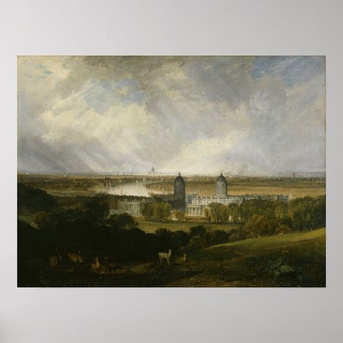 Turner _ London From Greenwich Park Poster