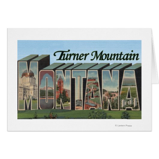 Turner Mountain, Montana Cards (Front Horizontal)