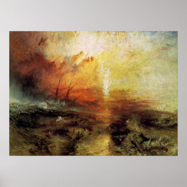 Turner - Slave Ship 1840 Poster (Front)