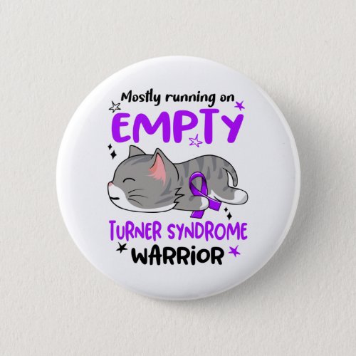 Turner Syndrome Awareness Month Ribbon Gifts Button