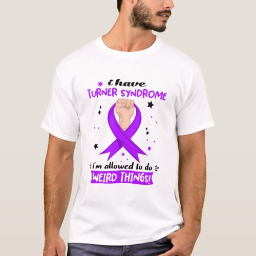 Turner Syndrome Awareness Month Ribbon Gifts T_Shirt