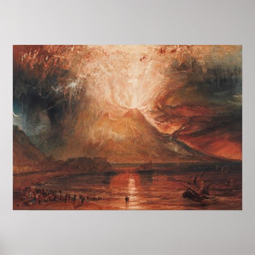 Turner _ Vesuvius In Eruption Poster