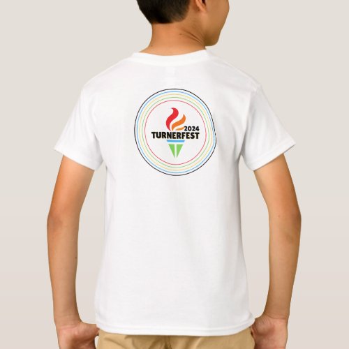 TurnerFest 2024 kids t_shirt
