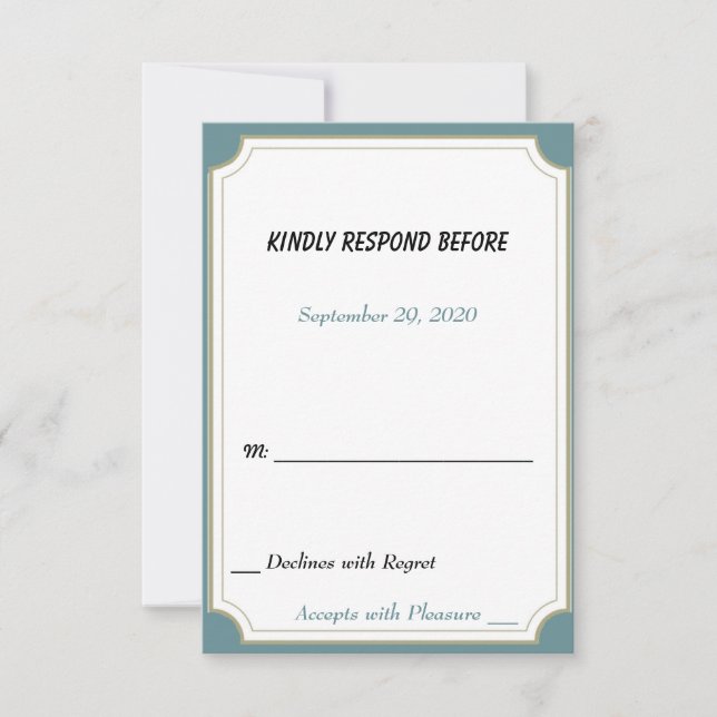 Turning 12 Boston Terrier RSVP (Front)