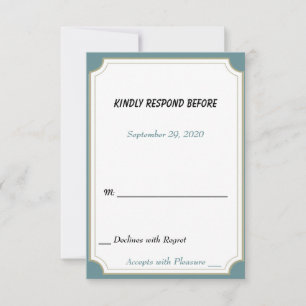 Turning 12 Boston Terrier RSVP Card