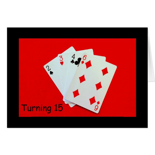 Turning 15 Is A Big Deal! Cards (Front Horizontal)