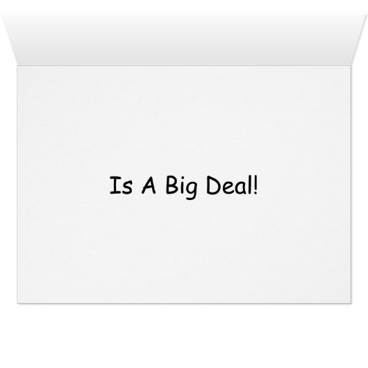 Turning 18 Is A Big Deal! (Inside Horizontal (Bottom))