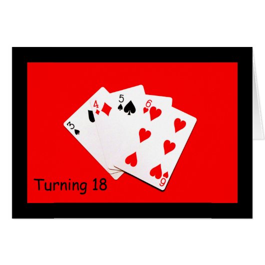 Turning 18 Is A Big Deal! Cards (Front Horizontal)