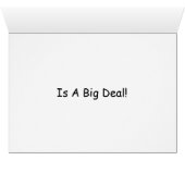 Turning 20 Is A Big Deal! Cards (Inside Horizontal (Bottom))