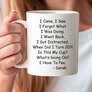 Turning 20 Year Old Women funny Birthday coffee Mug
