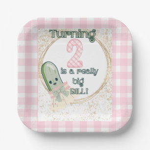 Turning 2 is a Really Big DILL! Paper Plates