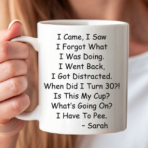 Turning 30 Year Old funny Best friend Birthday Mug
