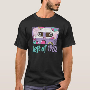 Turning 40 Years Vintage Birthday T S Best Of 1982 T-Shirt