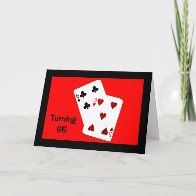 Turning 65 Is A Big Deal! Birthday Card (Front)